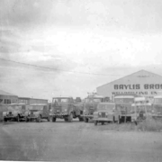 Shell BP Todd vehicles at Baylis Bros Yard